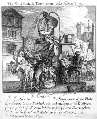 The Butifyer, A Touch upon The Times by Paul Sandby